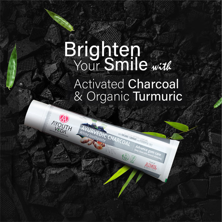 Ayouthveda Charcoal White Toothpaste 100 g