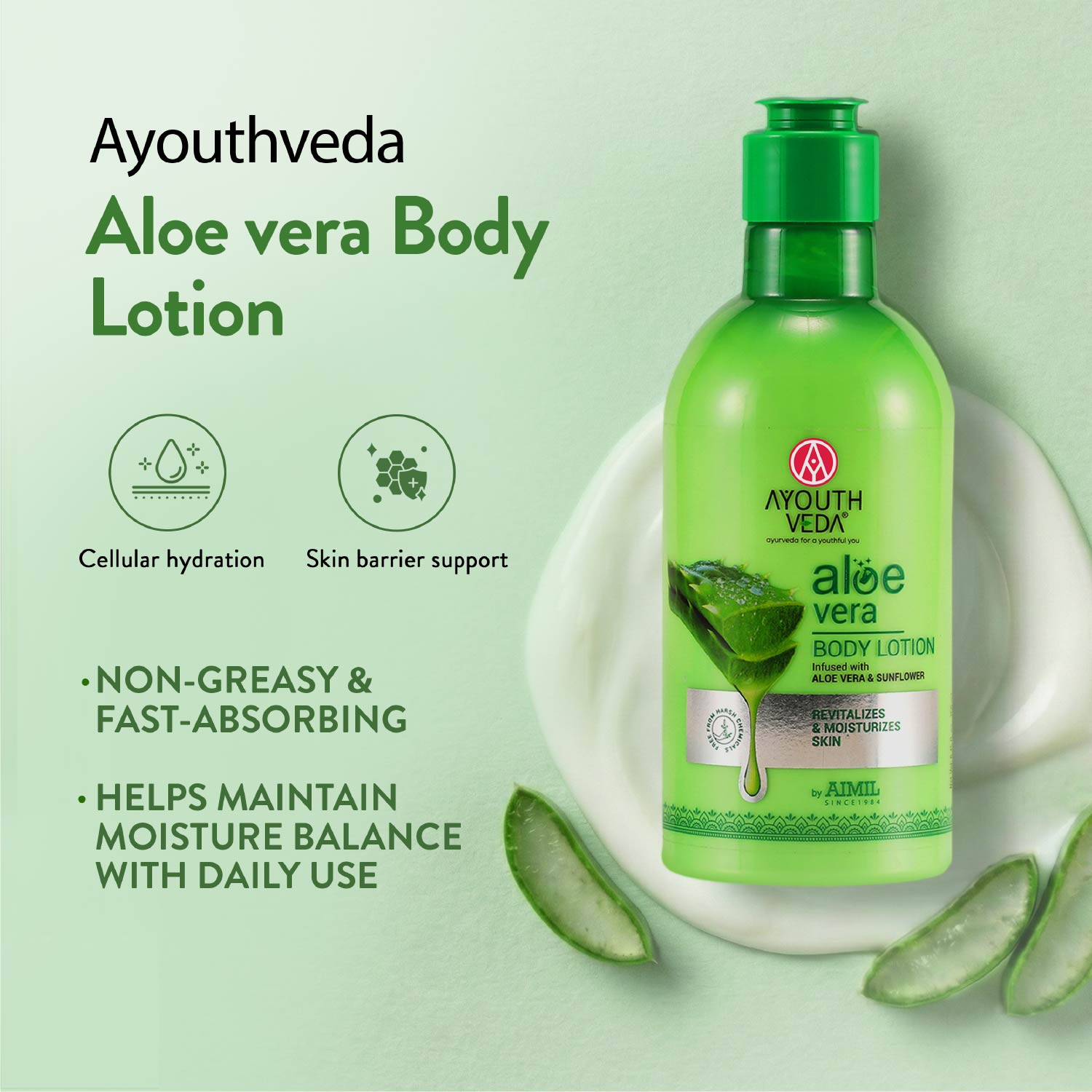 Ayouthveda Aloe Vera Body Lotion
