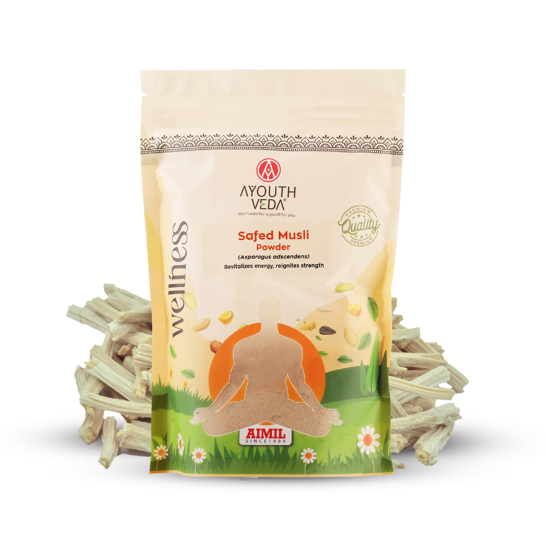 Safed Musli Powder – Revitalizing Ayurvedic Herb for Strength & Endurance – Net Qty: 200g