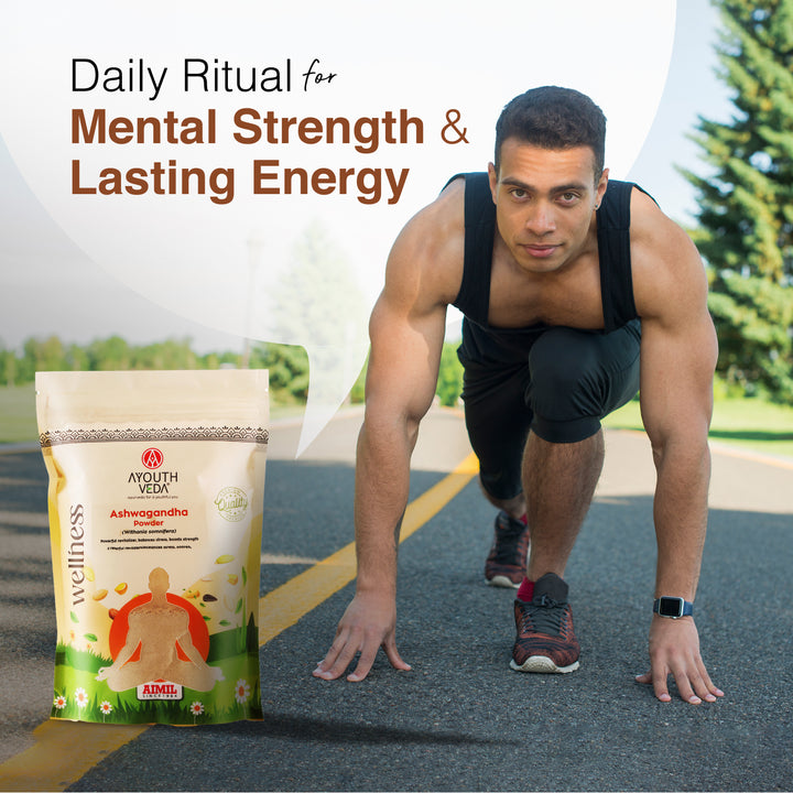 Ashwagandha Powder – Pure Ayurvedic Herb for Daily Strength & Calm - Net Qty: 200g