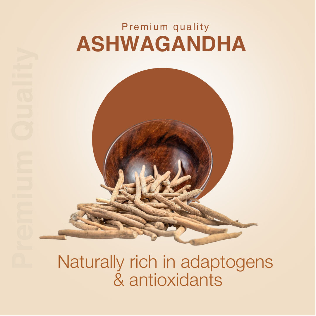 Ashwagandha Powder – Pure Ayurvedic Herb for Daily Strength & Calm - Net Qty: 200g