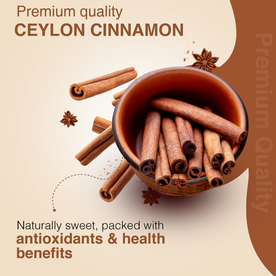 Cinnamon Tea (Phant) – Pure Ceylon Cinnamon for Digestive & Immune Wellness - Net Qty: 200g
