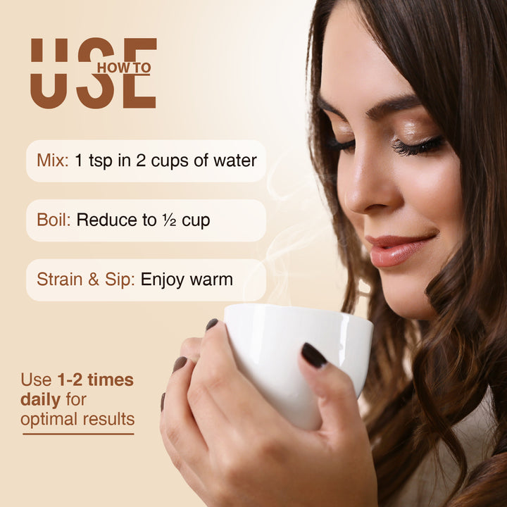 Mulethi (Liquorice) Decoction – Nature’s Sweetness for Respiratory Wellness Net Qty: 200g