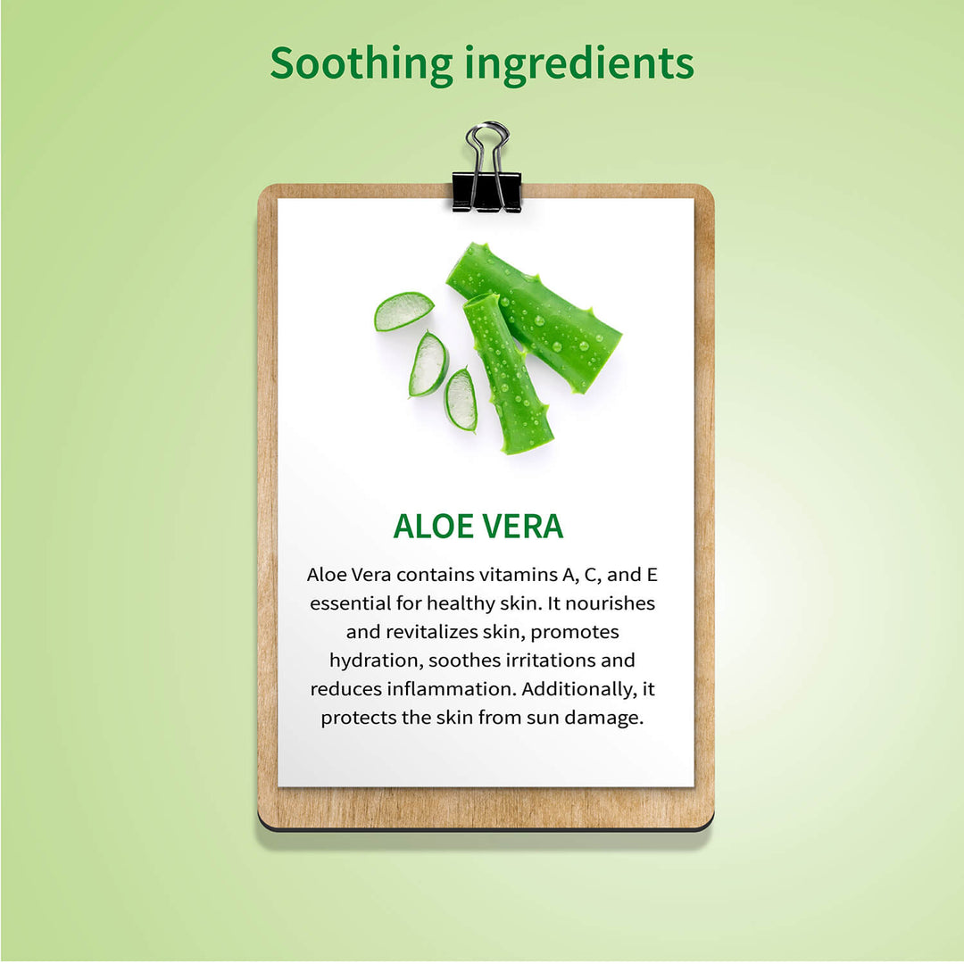 Aloevera Range | Aloe vera gel 150g +Aloe vera soap 100g | Talc 300g - Ayouthveda