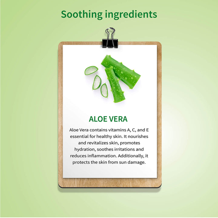 Aloevera Range | Aloe vera gel 150g +Aloe vera soap 100g | Talc 300g - Ayouthveda