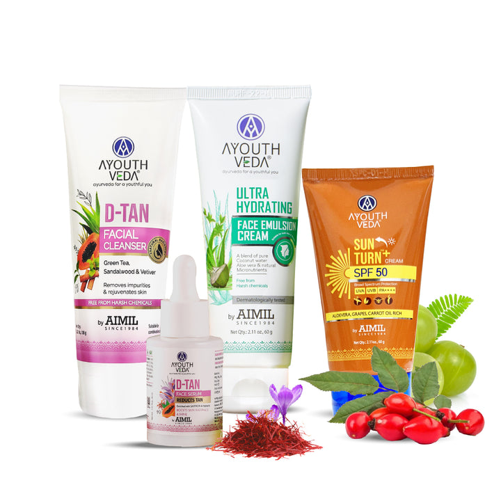 Ayouthveda D-Tan CSMS Skincare Routine