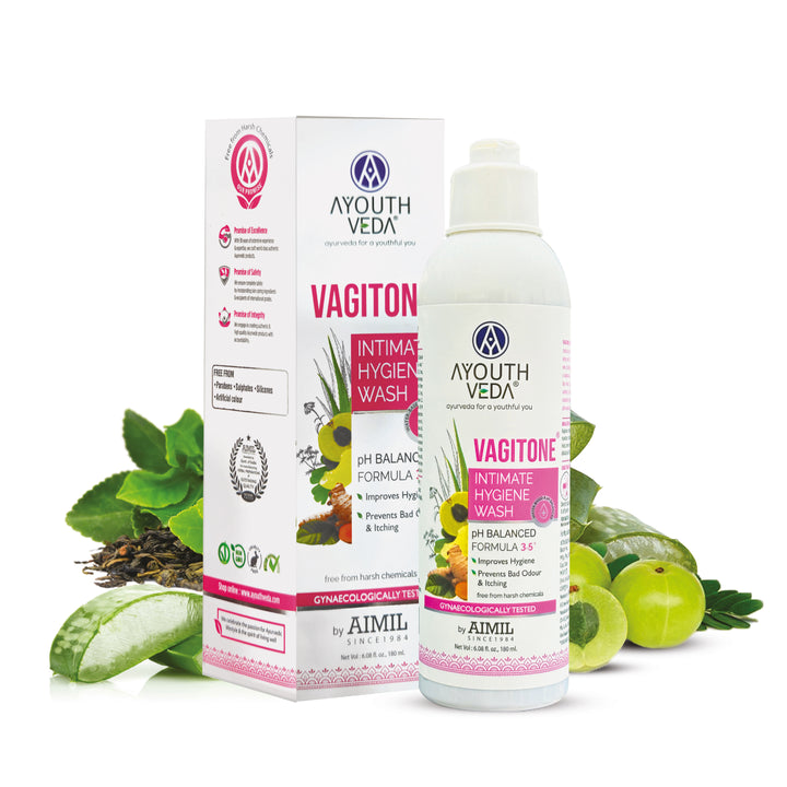 Vagitone Intimate Hygiene Wash for Your Everyday True Comfort Net qty.- 180 ml