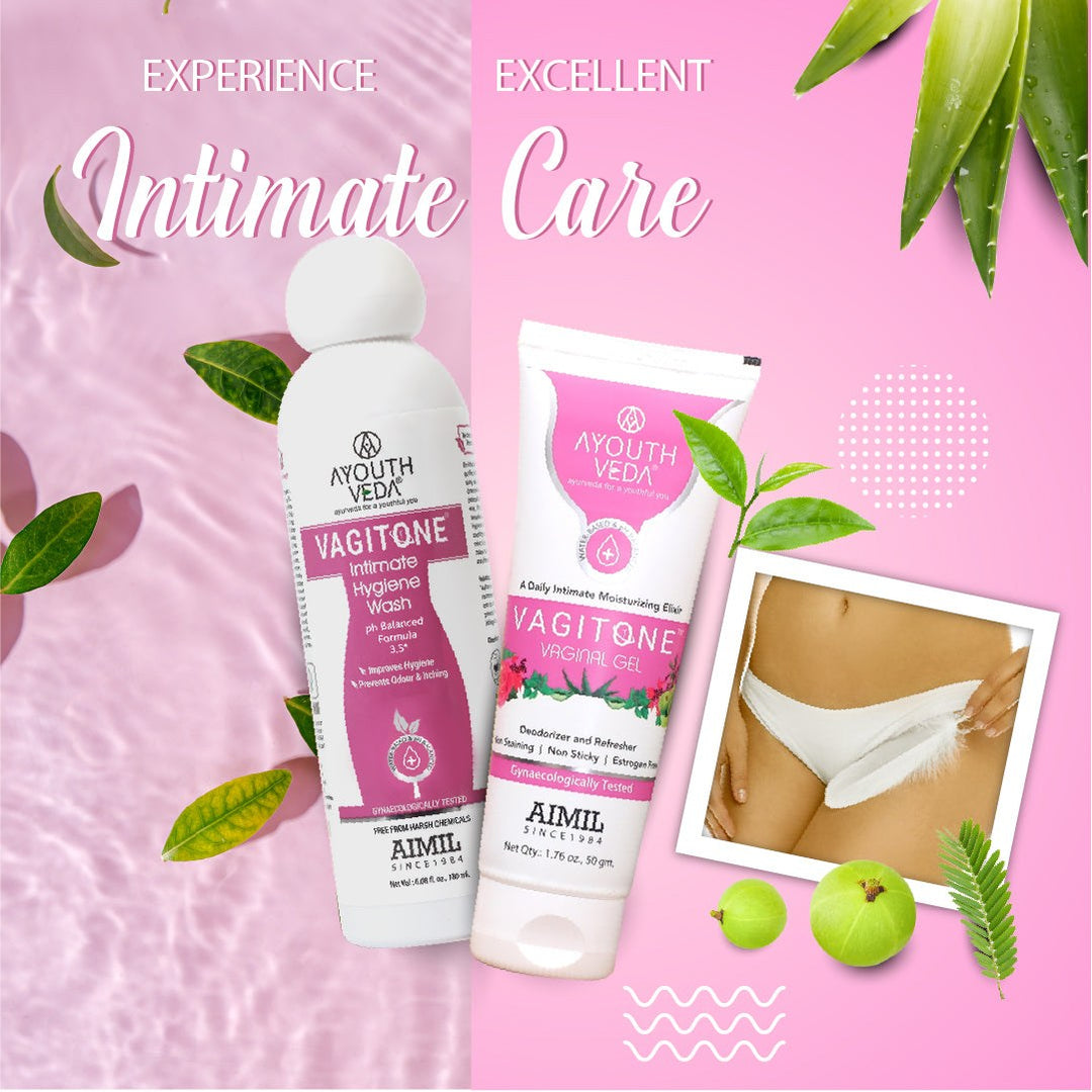 Vagitone Vaginal Gel With Dual formula- (Net Qty-50gm) - Ayouthveda