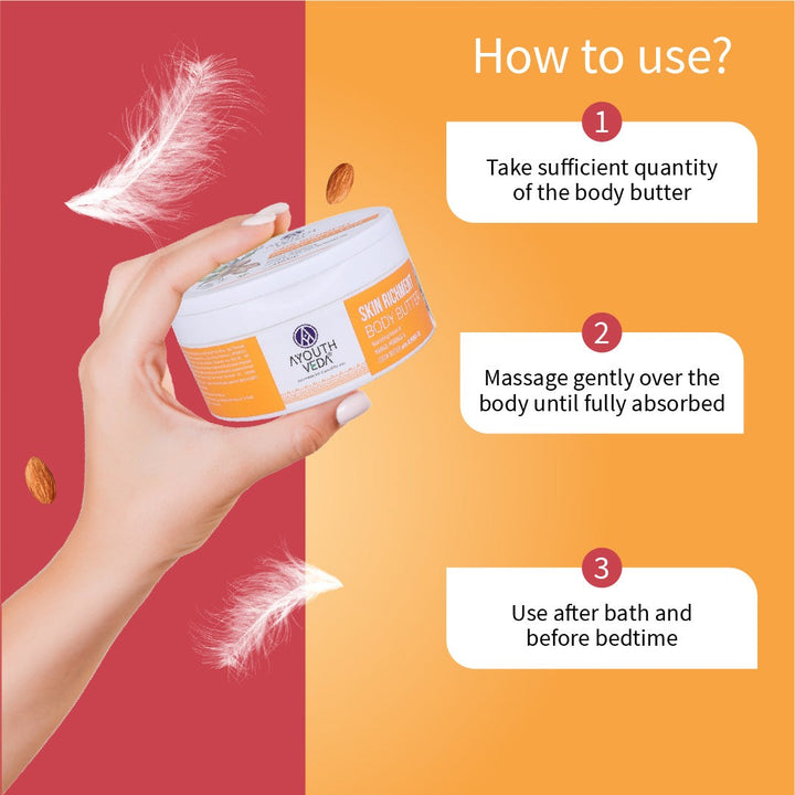 Skin Richment Body Butter With Mango and Cocoa Butter (Net Qty- 200g ) - Ayouthveda