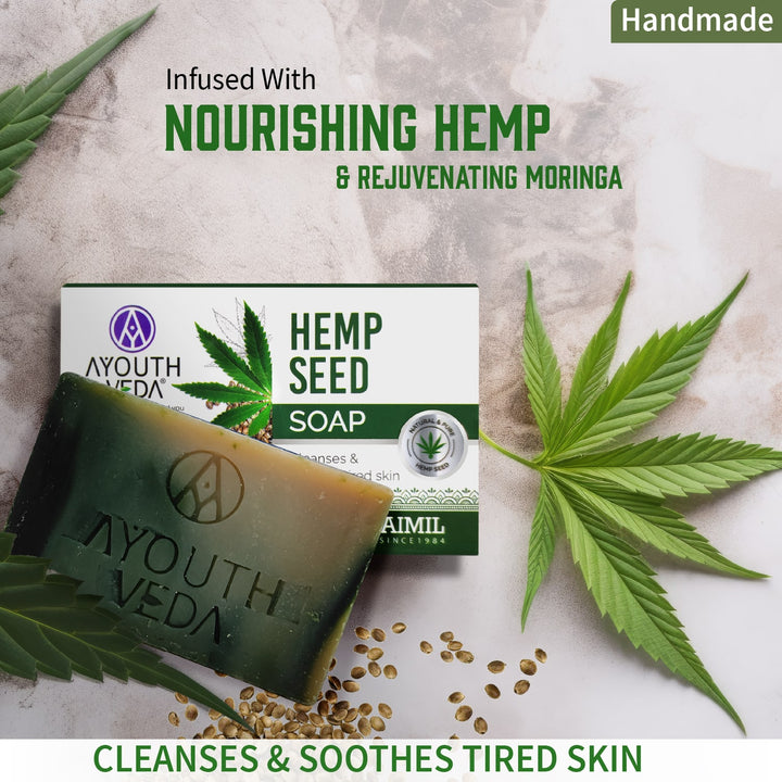 Hemp Seed Handmade Soap - Ayouthveda