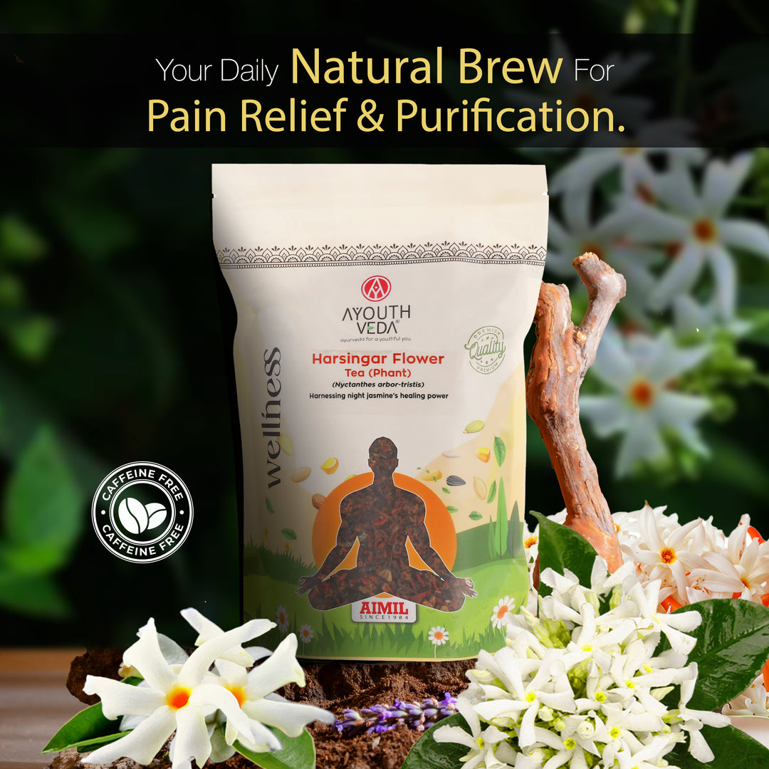Harsingar Flower Tea (Phant) – Natural Herbal Brew for Pain Relief, Detox & Immunity – Net Qty: 200g