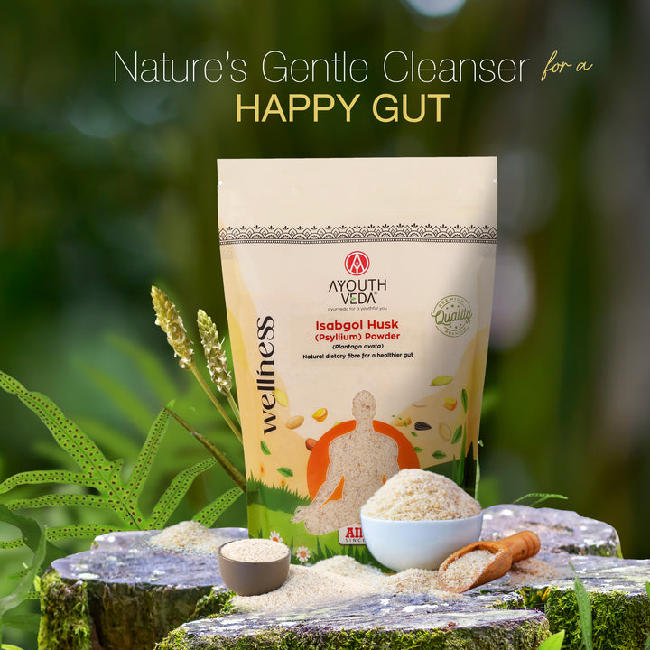 Isabgol Husk Powder – Ayurvedic Digestive Cleanser for Gut Comfort & Digestive Wellness – Net Qty: 200g