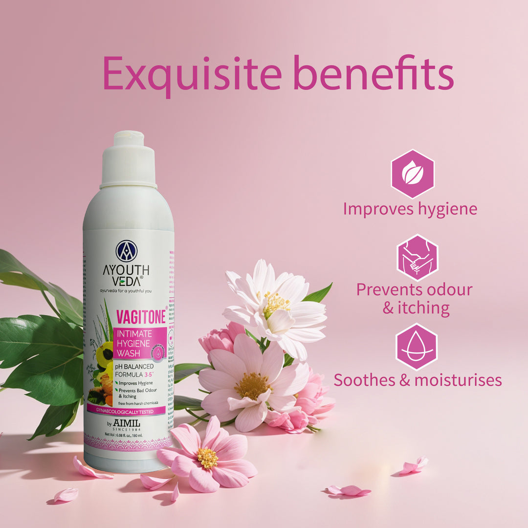 Vagitone Intimate Hygiene Wash for Your Everyday True Comfort Net qty.- 180 ml