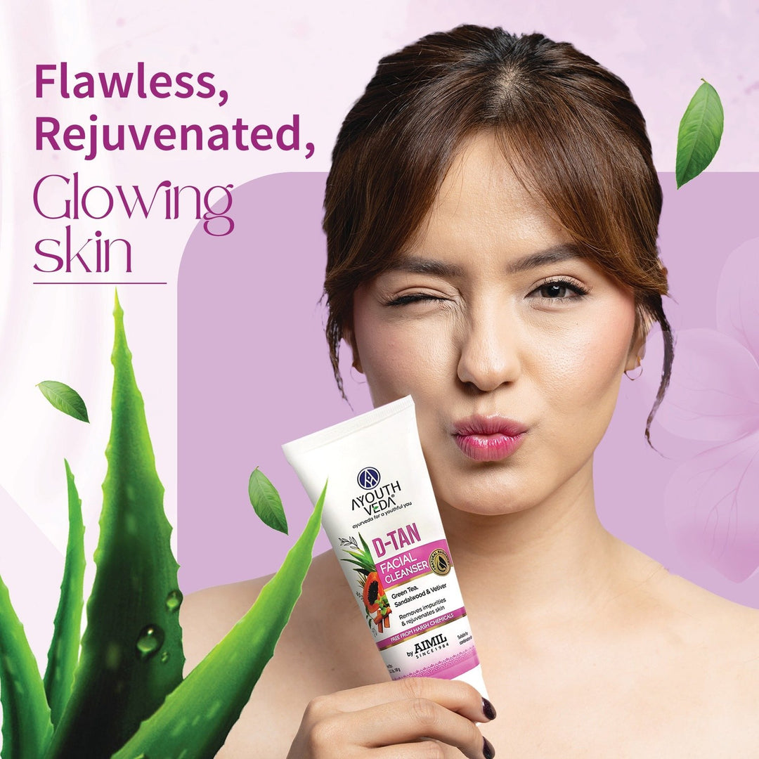 D-Tan Facial Cleanser ( Net Qty - 100g ) - Ayouthveda