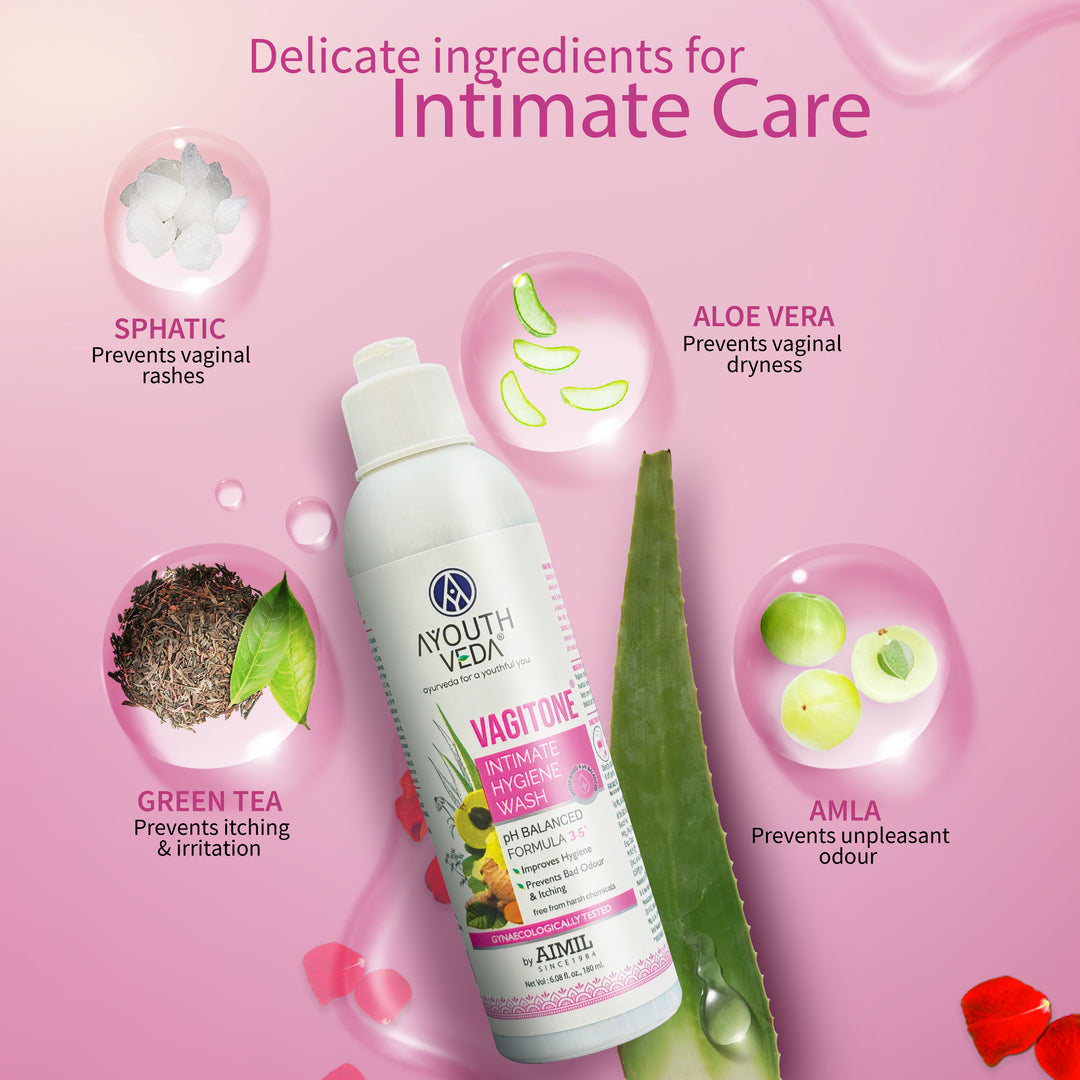 Vagitone Intimate Hygiene Wash for Your Everyday True Comfort Net qty.- 180 ml