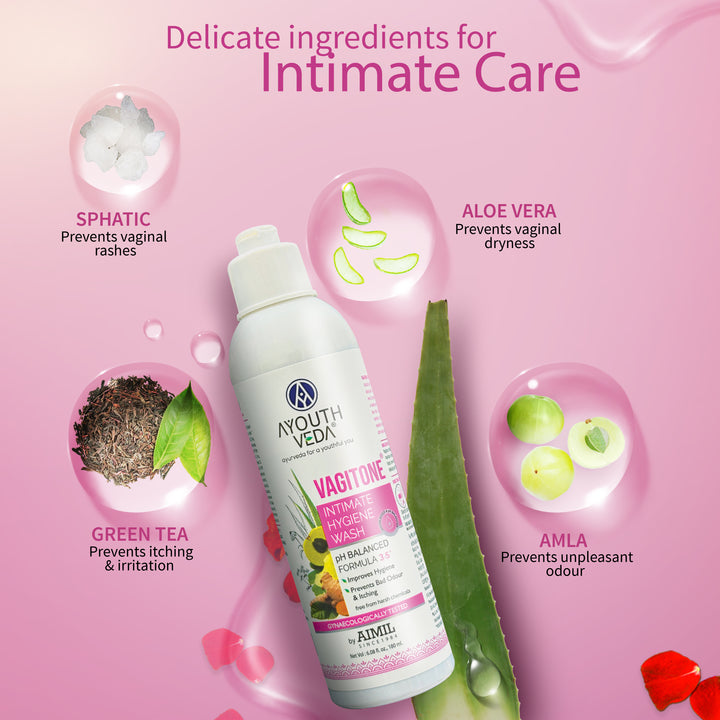 Vagitone Intimate Hygiene Wash for Your Everyday True Comfort Net qty.- 180 ml