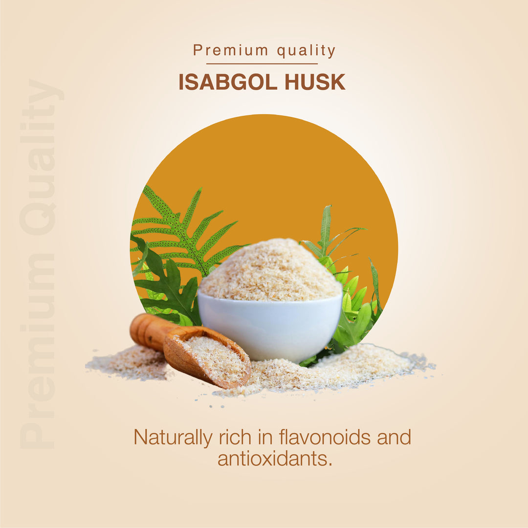 Isabgol Husk Powder – Ayurvedic Digestive Cleanser for Gut Comfort & Digestive Wellness – Net Qty: 200g