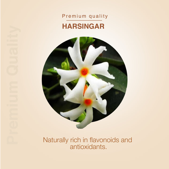 Harsingar Flower Tea (Phant) – Natural Herbal Brew for Pain Relief, Detox & Immunity – Net Qty: 200g