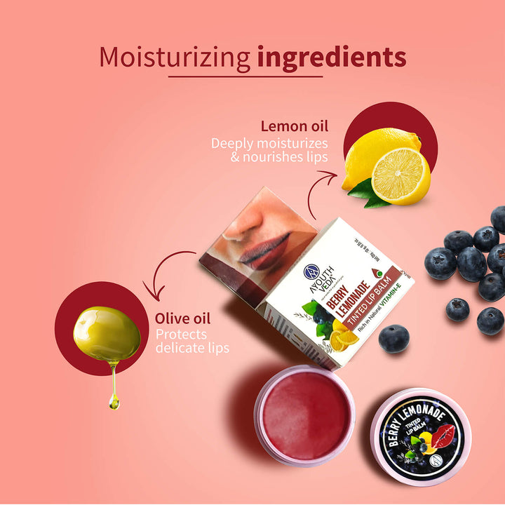 Berry Lemonade Tinted Balm ( Net Qty-10g ) - Ayouthveda