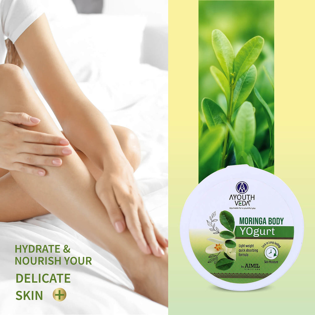 Moringa Body Yogurt for All Skin Types 200g - Ayouthveda