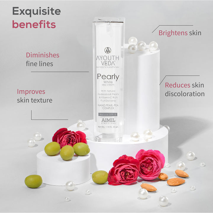 Pearly White Day Cream - Ayouthveda