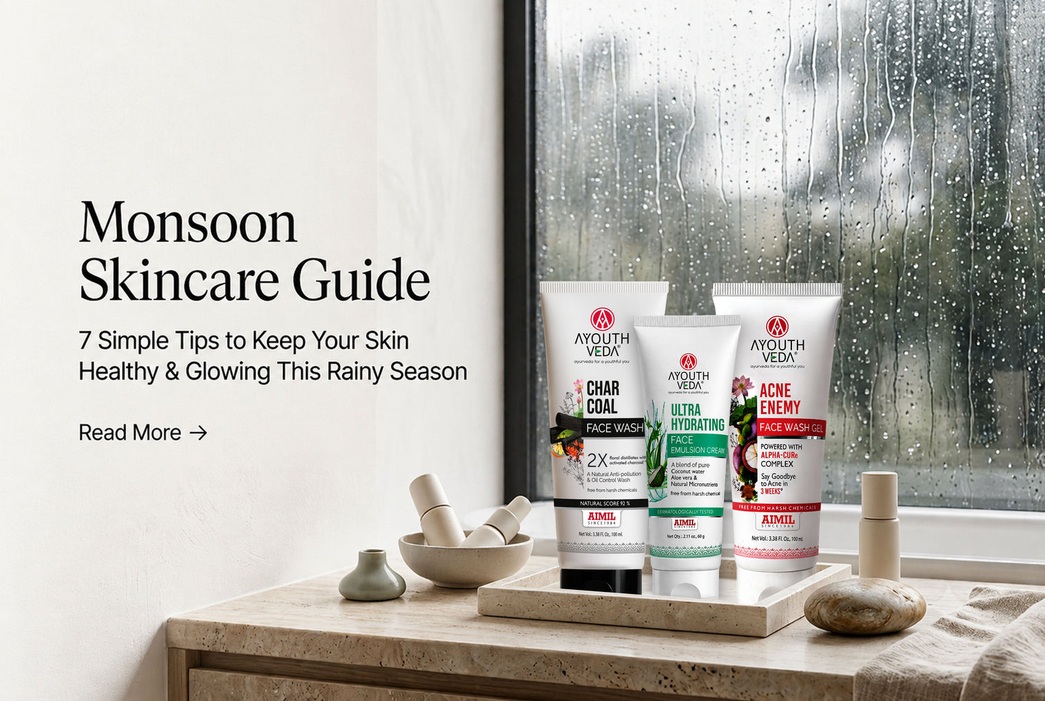 Monsoon Skincare: 7 Simple Tips to Keep Your Skin Healthy This Rainy Season