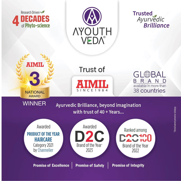 Ayouthveda Total Care 360 Toothpaste Net qty.- 100 g each Set of 2