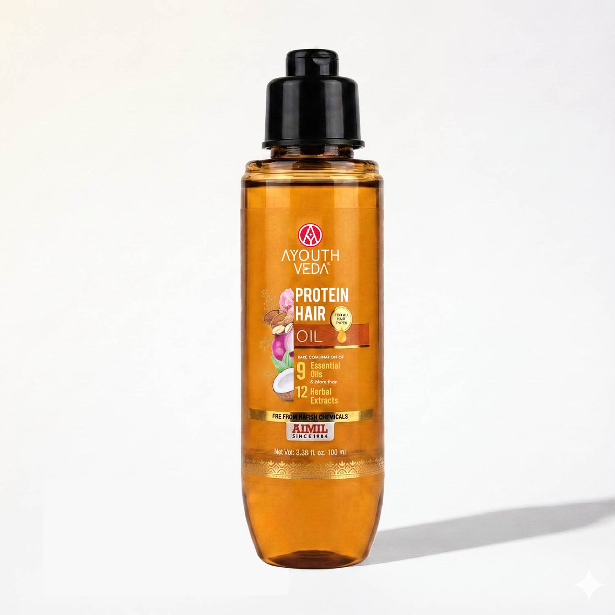 Protein Hair Oil With Bhringraj and Coffee Beans ( Net Qty - 100ml )