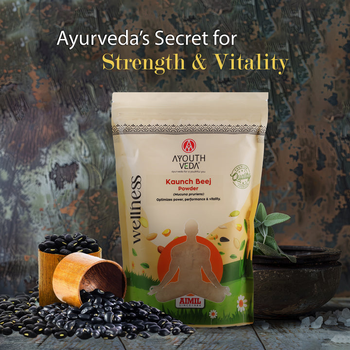 Kaunch Beej Powder - Pure Ayurvedic Herb for Power, Performance & Vitality - Net Qty: 200g