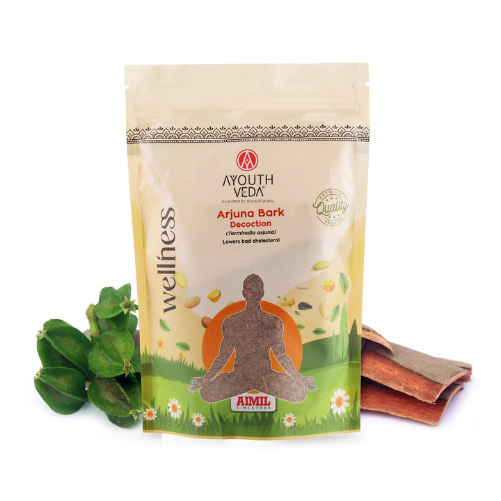 Arjuna Bark Decoction – Ayurvedic Cardiac Tonic for Heart Health & Circulation - Net Qty 200g
