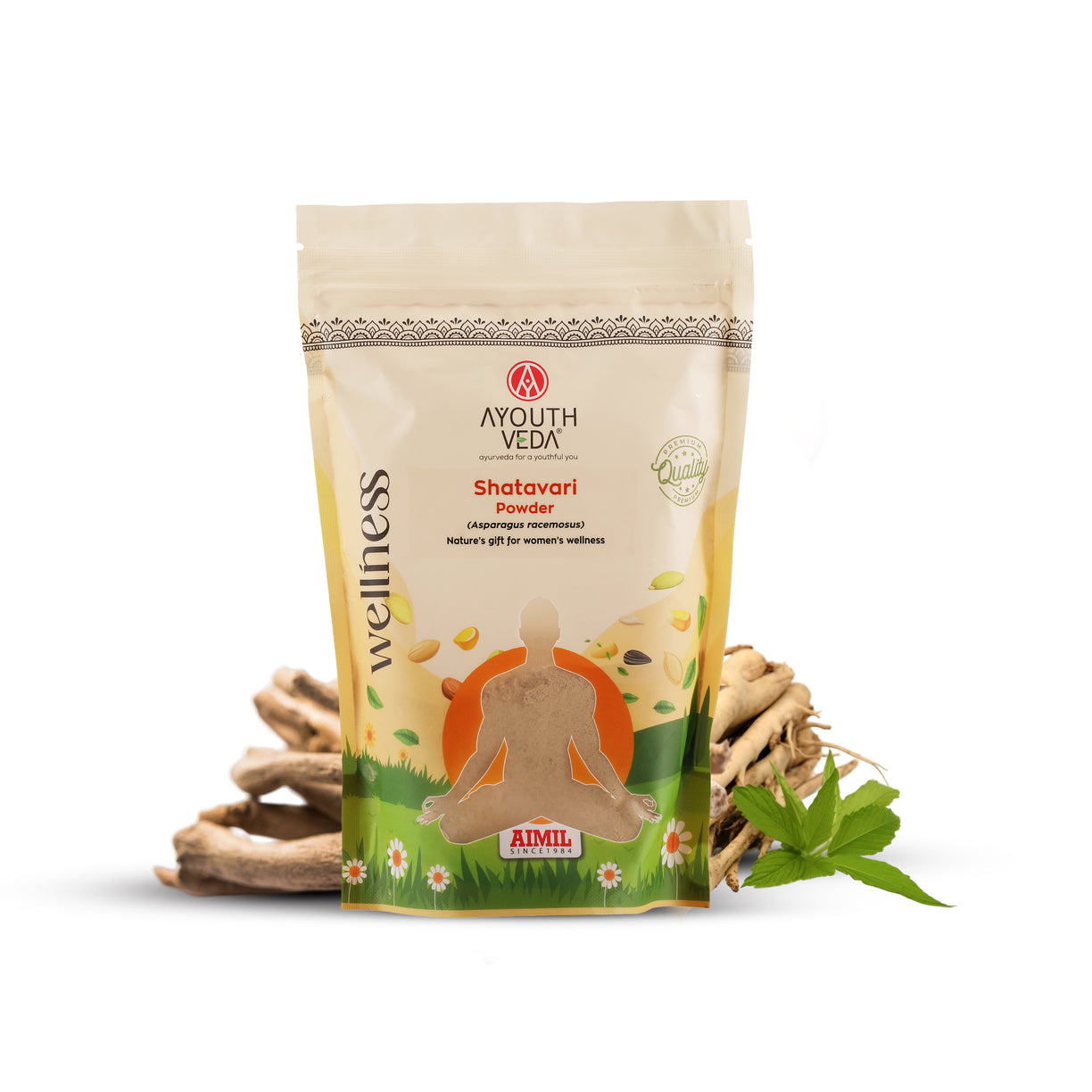 Ayouthveda Shatavari Powder | Pure Asparagus racemosus for Women’s Wellness, Hormonal Balance & Stress Relief | Adaptogenic Ayurvedic Support for Energy, Digestion & Immunity | Natural Feminine Health Booster | Net Qty: 200g