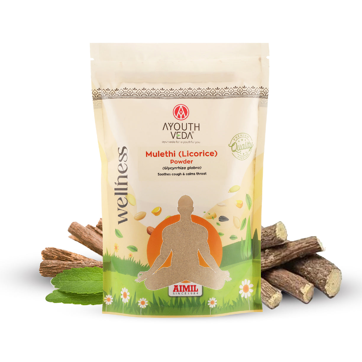 Mulethi (Liquorice) Powder- For Respiratory and Digestive Wellness Net Qty: 200g