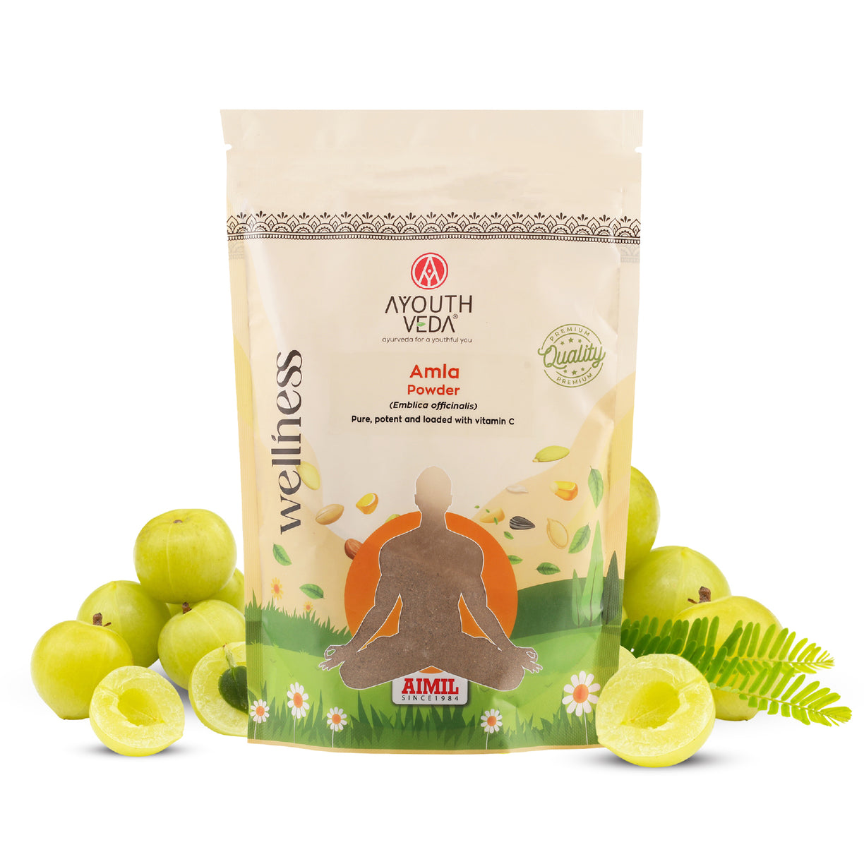 Amla Powder – Indian Gooseberry for Immunity, Hair, and Skin Wellness - Net Qty: 200g