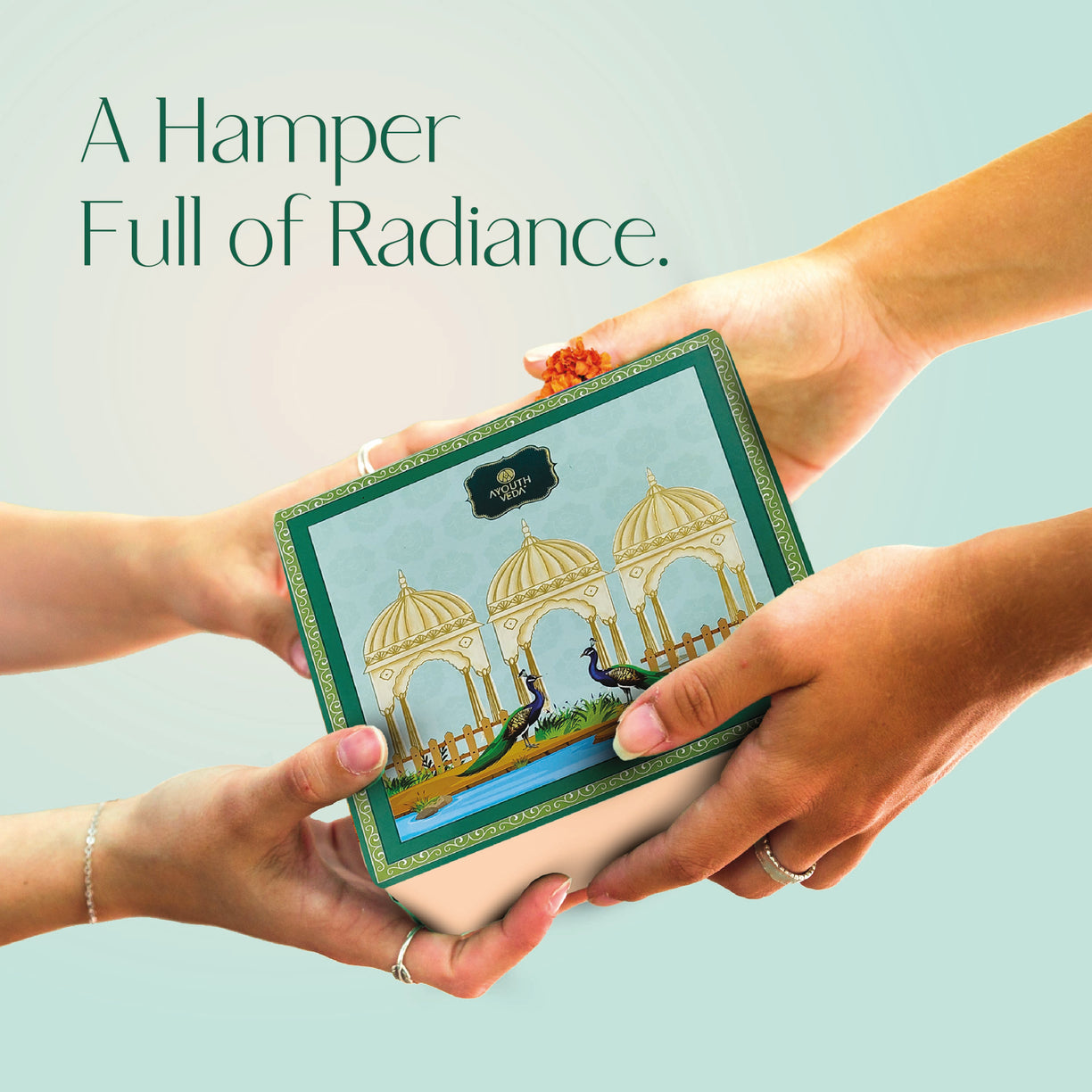 Festive Skin Brightening Hamper: Skin Delight Nourishing Cream (150 g), D-Tan Facial Cleanser (100 g), D-Tan Face Scrub (100 g), D-Tan Face Serum (30 ml)