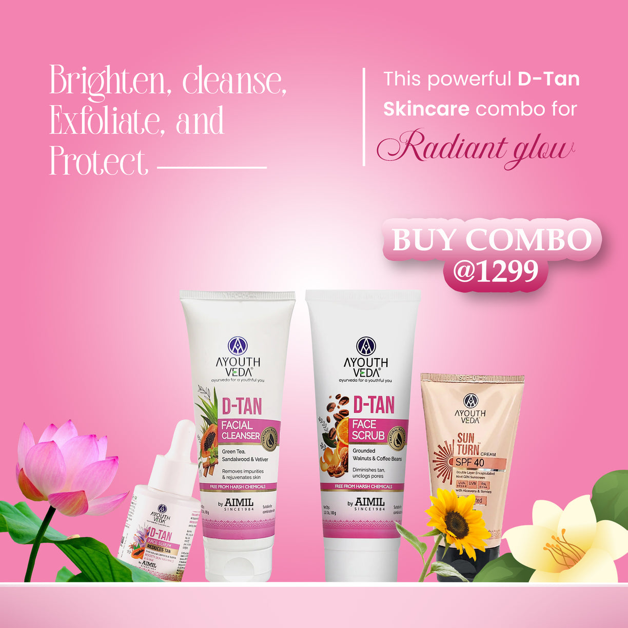 Tan Removal & Sun Protection Kit