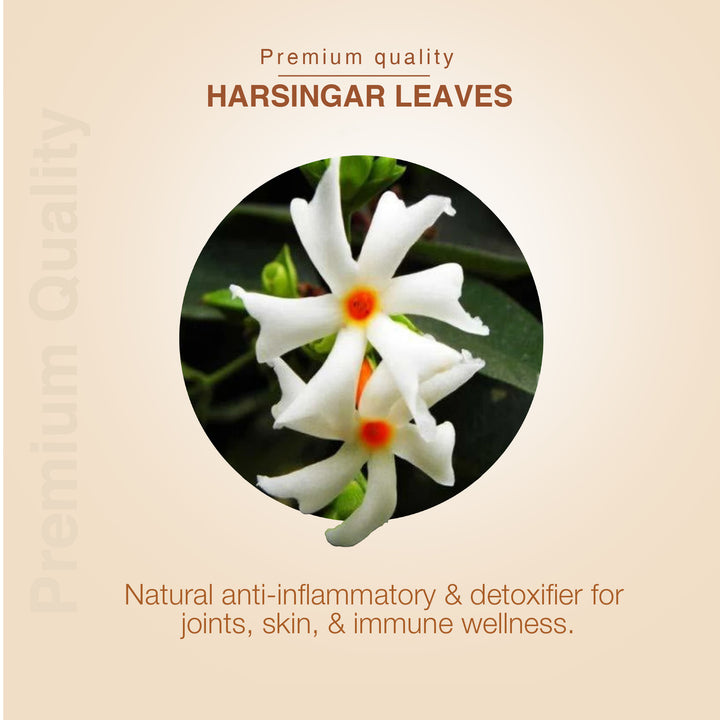 Harsingar Leaves Decoction – Ayurvedic Decoction for Joint, Skin, & Hair Health - Net Qty: 200g