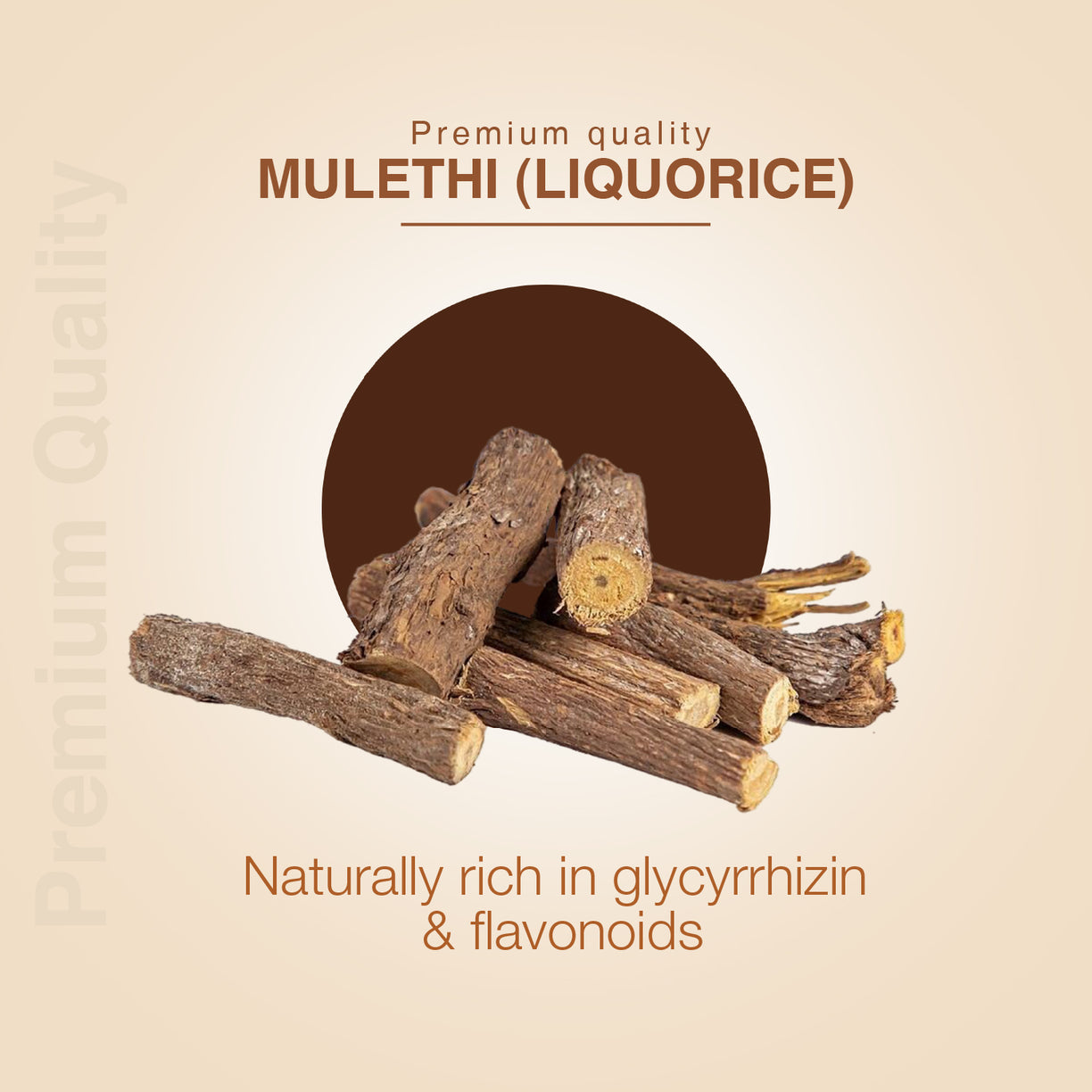 Mulethi (Liquorice) Decoction – Nature’s Sweetness for Respiratory Wellness Net Qty: 200g