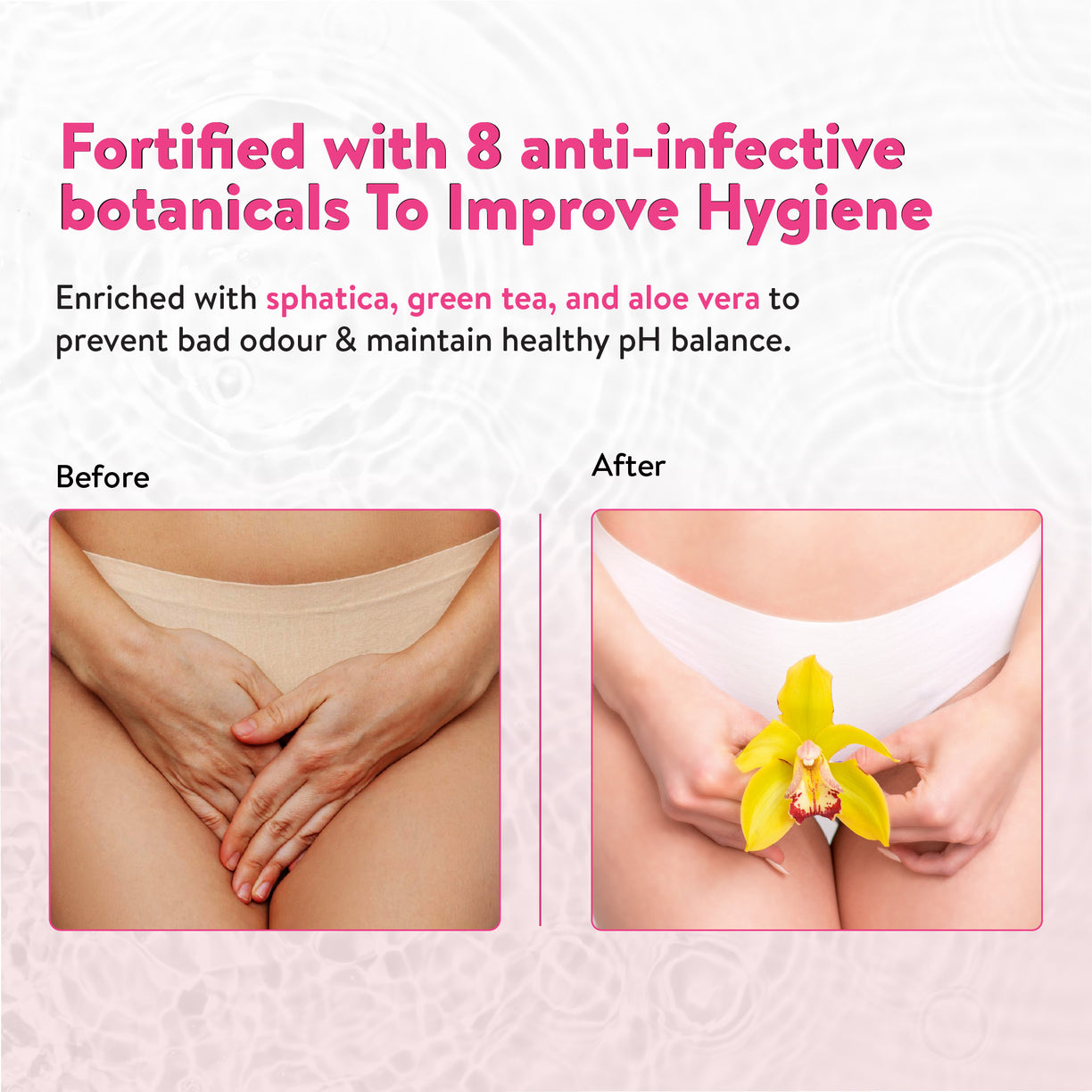 Ayouthveda Vagitone Intimate Hygiene Wash For Women | pH Balanced Daily Intimate Cleanser | Controls Odor, Itching & Dryness | Sulfate-Free, Gynaecologically Tested | With Sphatika, Green Tea & Aloe Vera | Net Qty - 180 ml