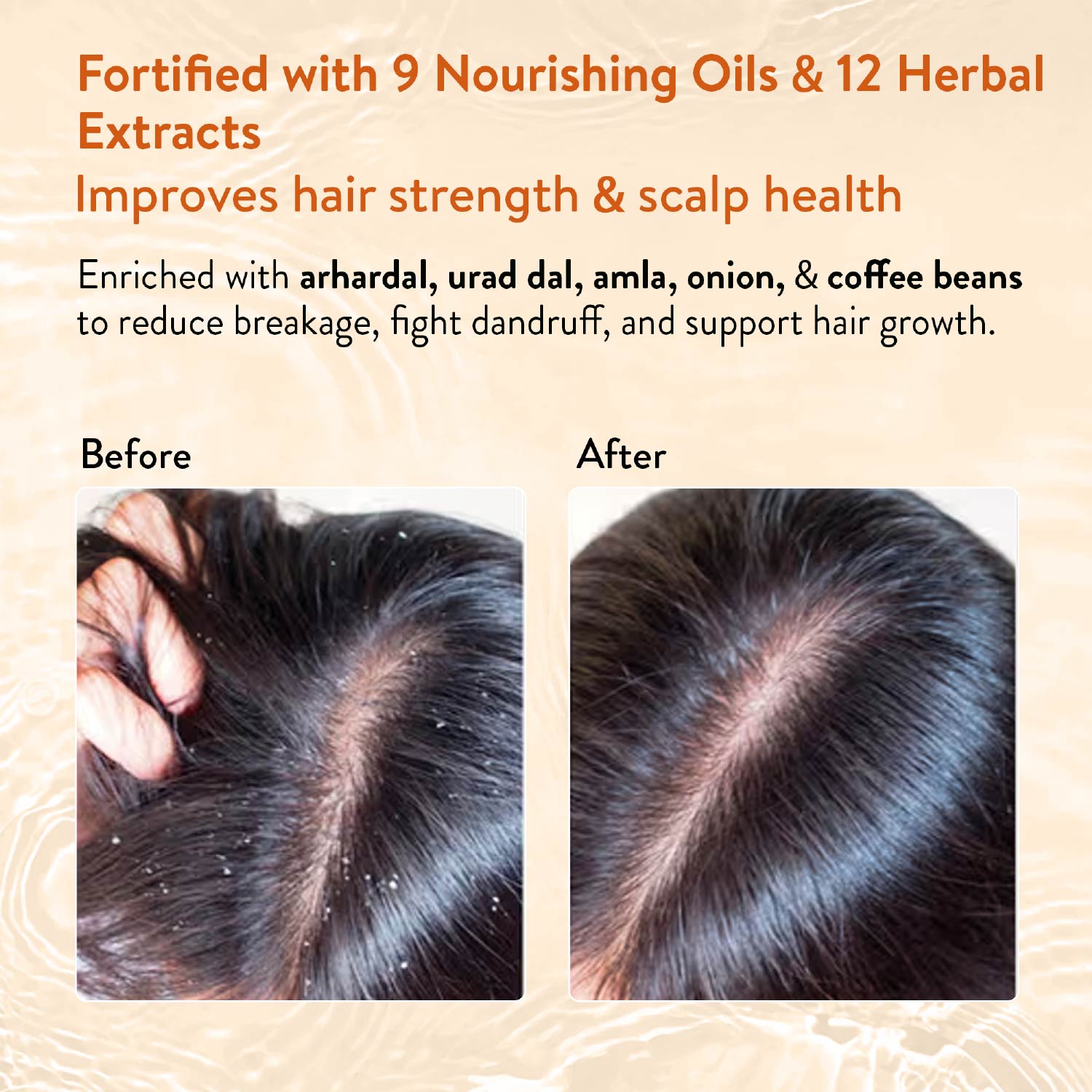 Protein Hair Oil With Bhringraj and Coffee Beans ( Net Qty - 100ml )