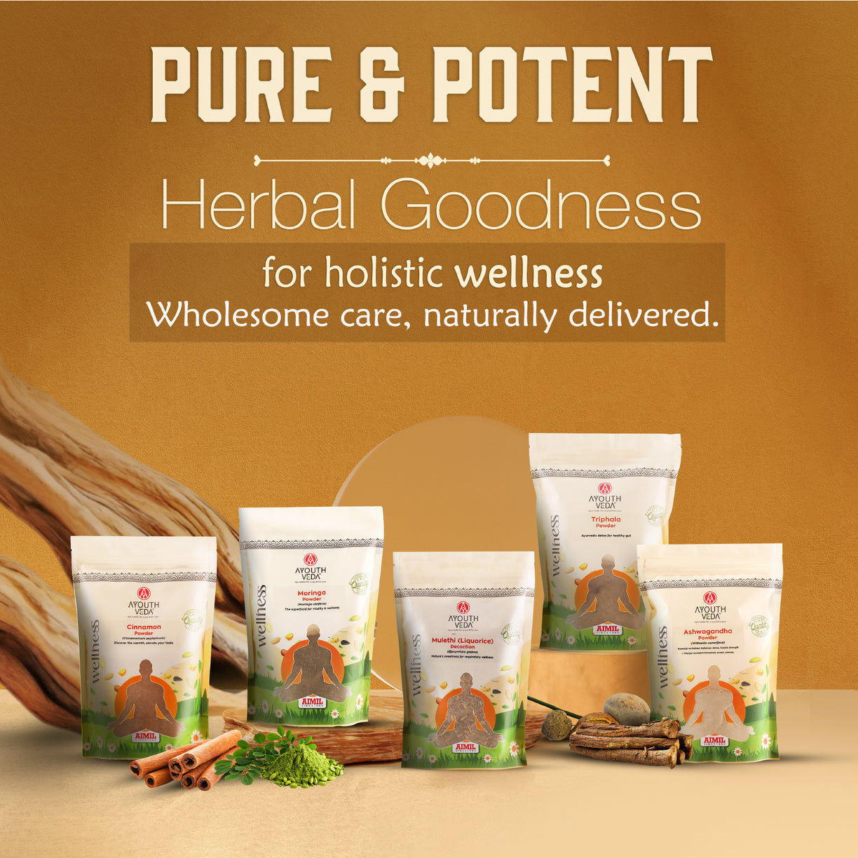 Ayouthveda Arjuna Bark Decoction | Pure Terminalia arjuna Cardiac Tonic for Heart Strength, Healthy Cholesterol & Improved Circulation | Antioxidant-Rich Ayurvedic Herbal Drink for Cardiovascular Wellness | Net Qty: 200g