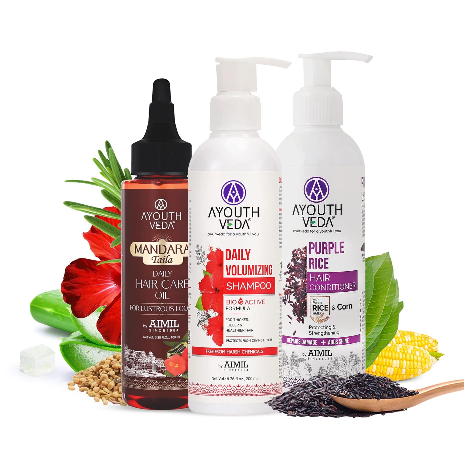 Hair Volumizing Regimen - Ayouthveda