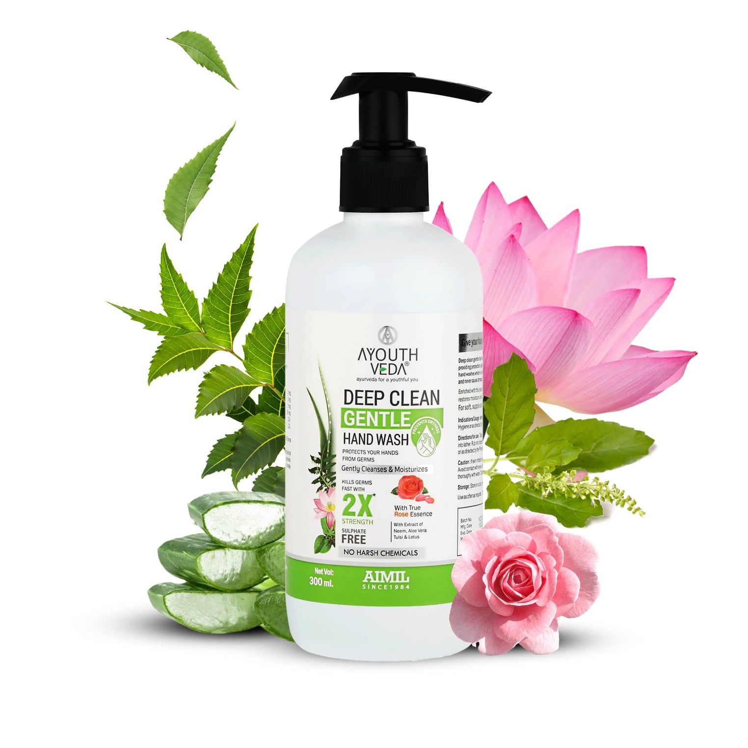 Deep Clean Gentle Hand Wash (Set of 2) (Net Qty -300 each) - Ayouthveda