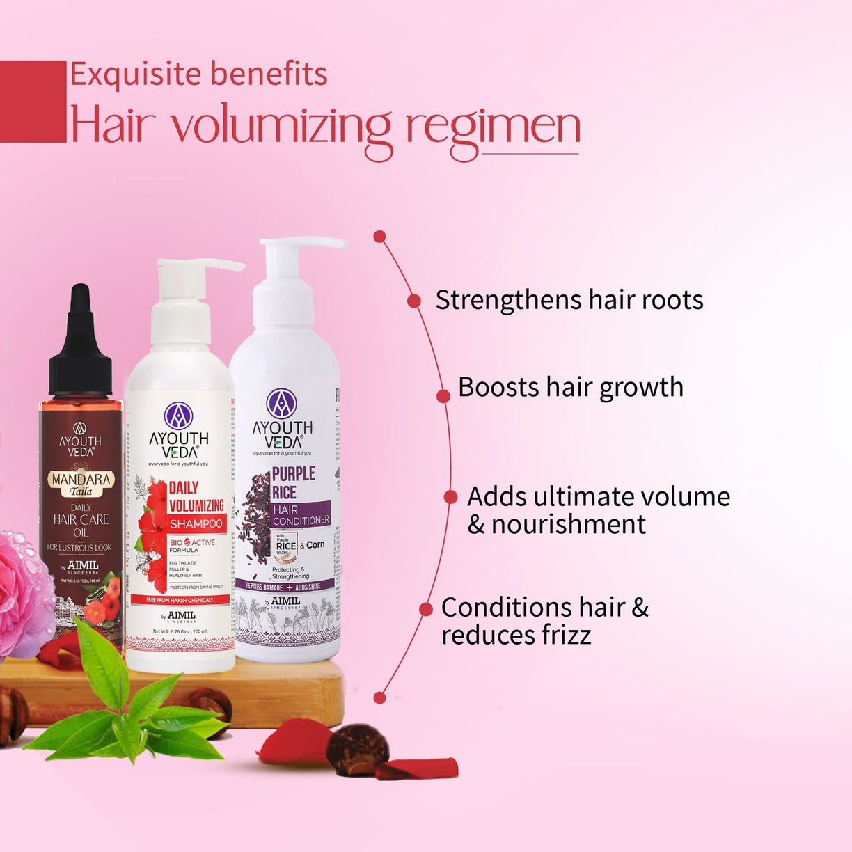 Hair Volumizing Regimen - Ayouthveda