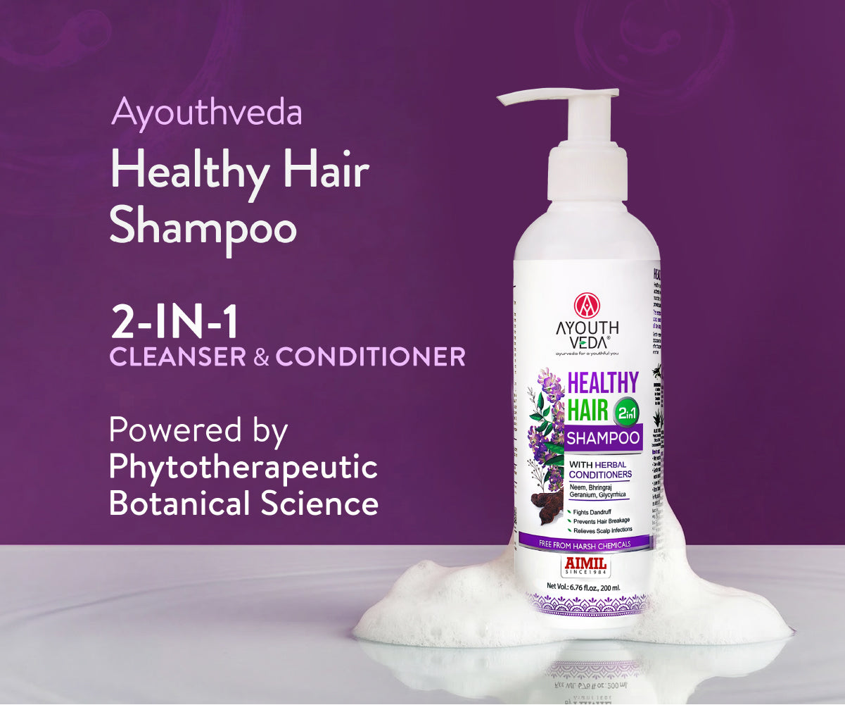Healthy Hair Shampoo With Bhringraj and Shikakai ( Net Qty- 200ml )
