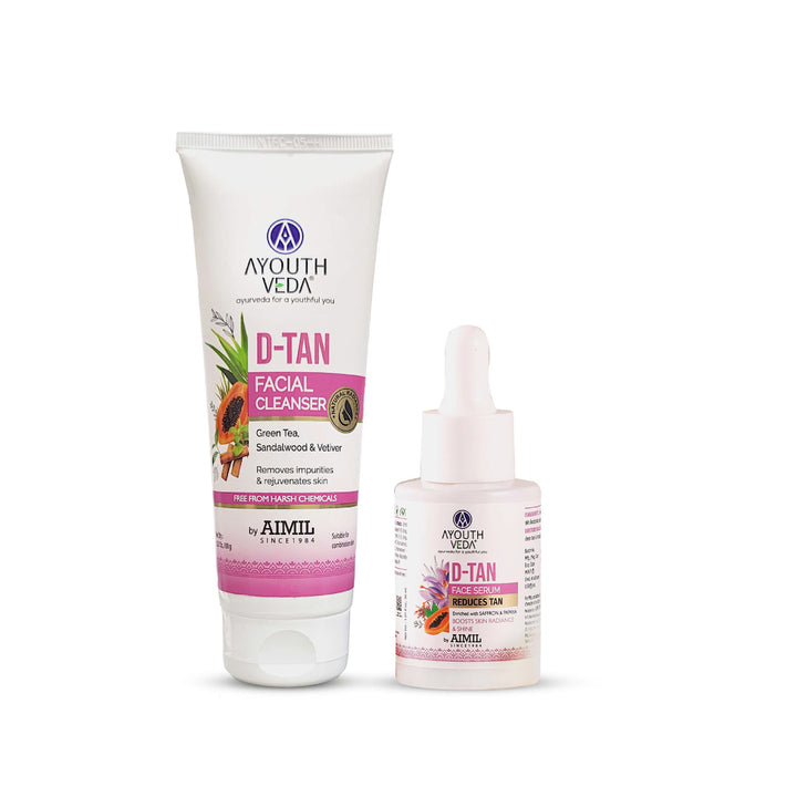 D-tan Serum 30 ml +  D-tan Cleanser 100g