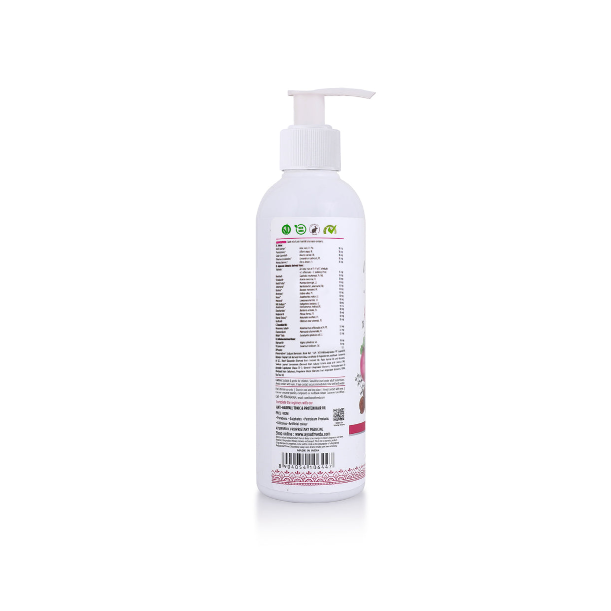 Anti-Hair Fall Shampoo with Onion and Coffee -(Net Qty- 200ml)