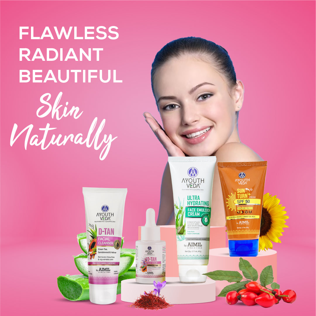 Ayouthveda D-Tan CSMS Skincare Routine