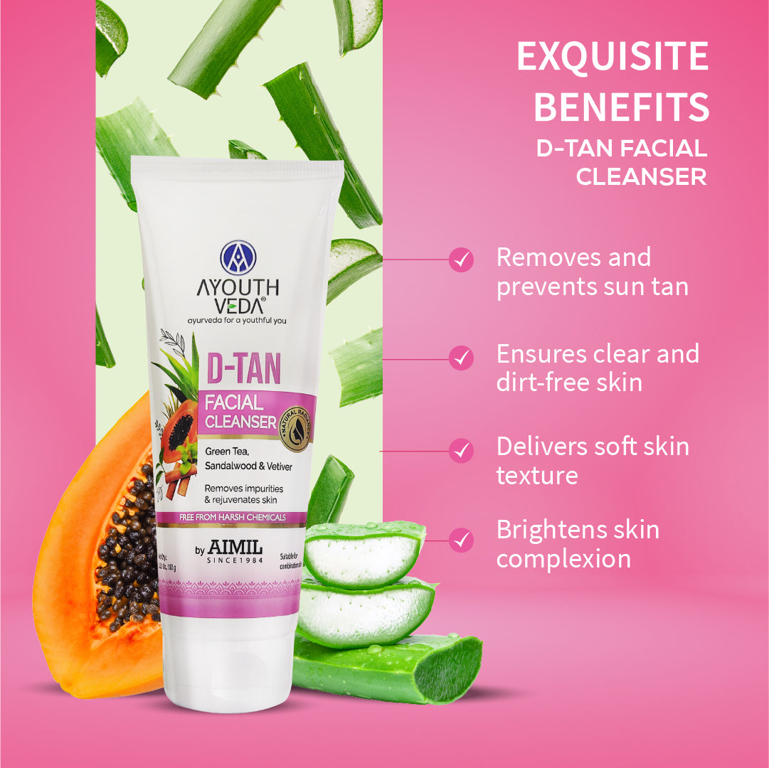 Ayouthveda D-Tan CSMS Skincare Routine