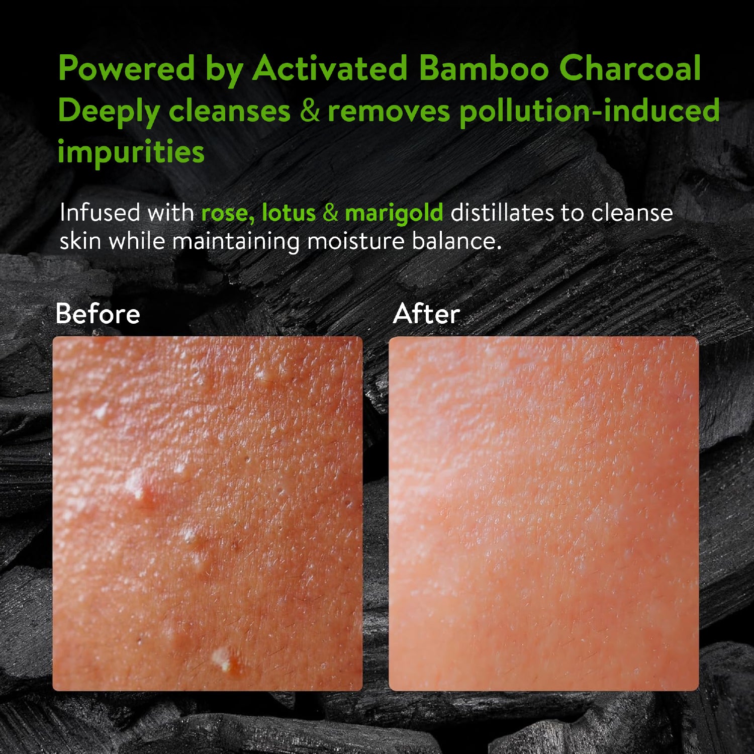 Ayouthveda Charcoal Face Wash with Activated Bamboo Charcoal & Floral Distillates | Anti-Pollution, Oil-Controlling Cleanser | Deep Detoxifying & Brightening Formula | Non-Drying & Dermatologically Safe | Suitable for All Skin Types | Net Qty – 100 ml