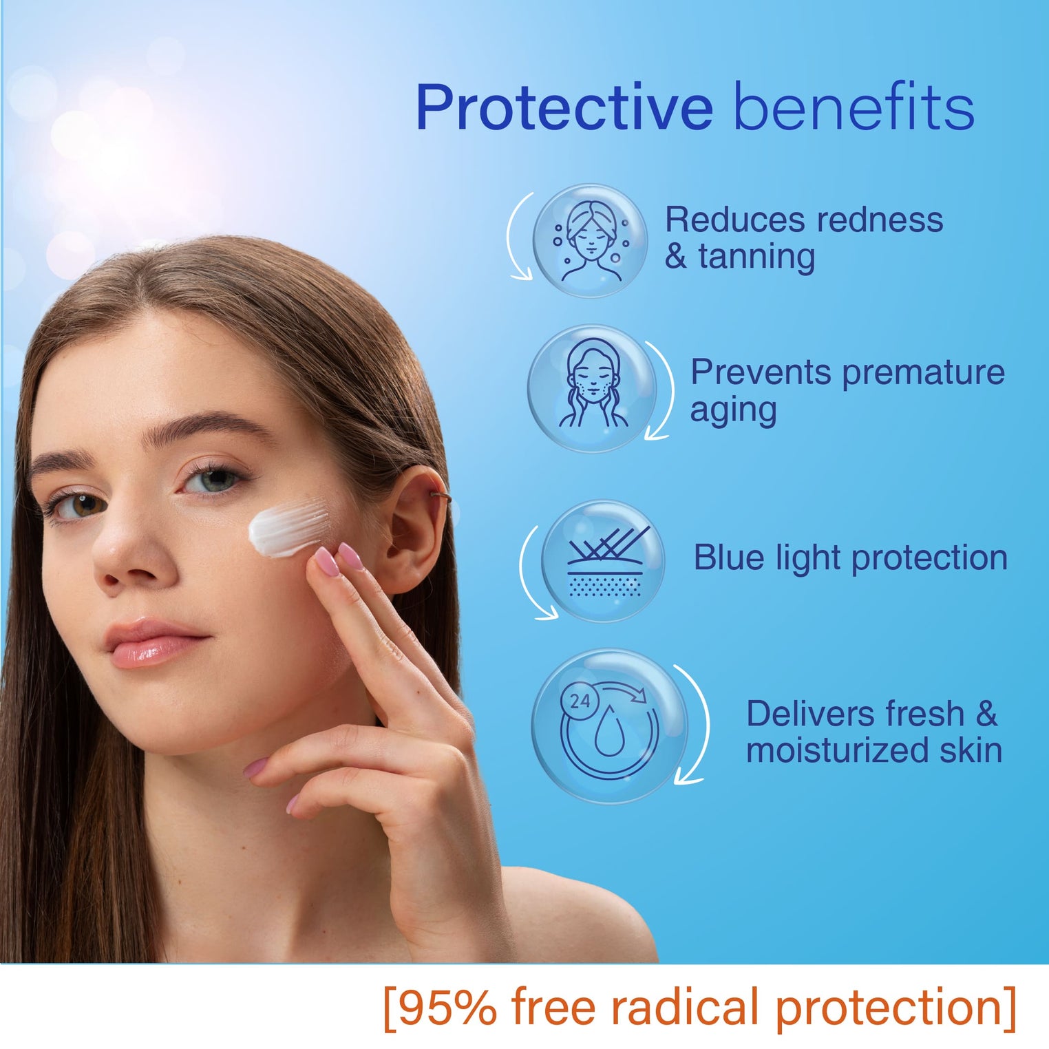 Ayouthveda Sun Turn+ Cream SPF 50 with Hyaluronic Acid for Broad Spectrum UV Protection Net qty.- 60 g